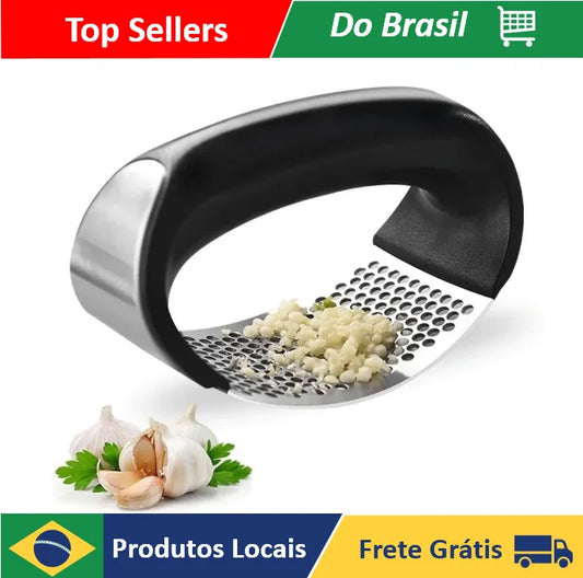 🧄✨ Espremedor de Alho Manual Inox – Praticidade e Resistência na Sua Cozinha.✨