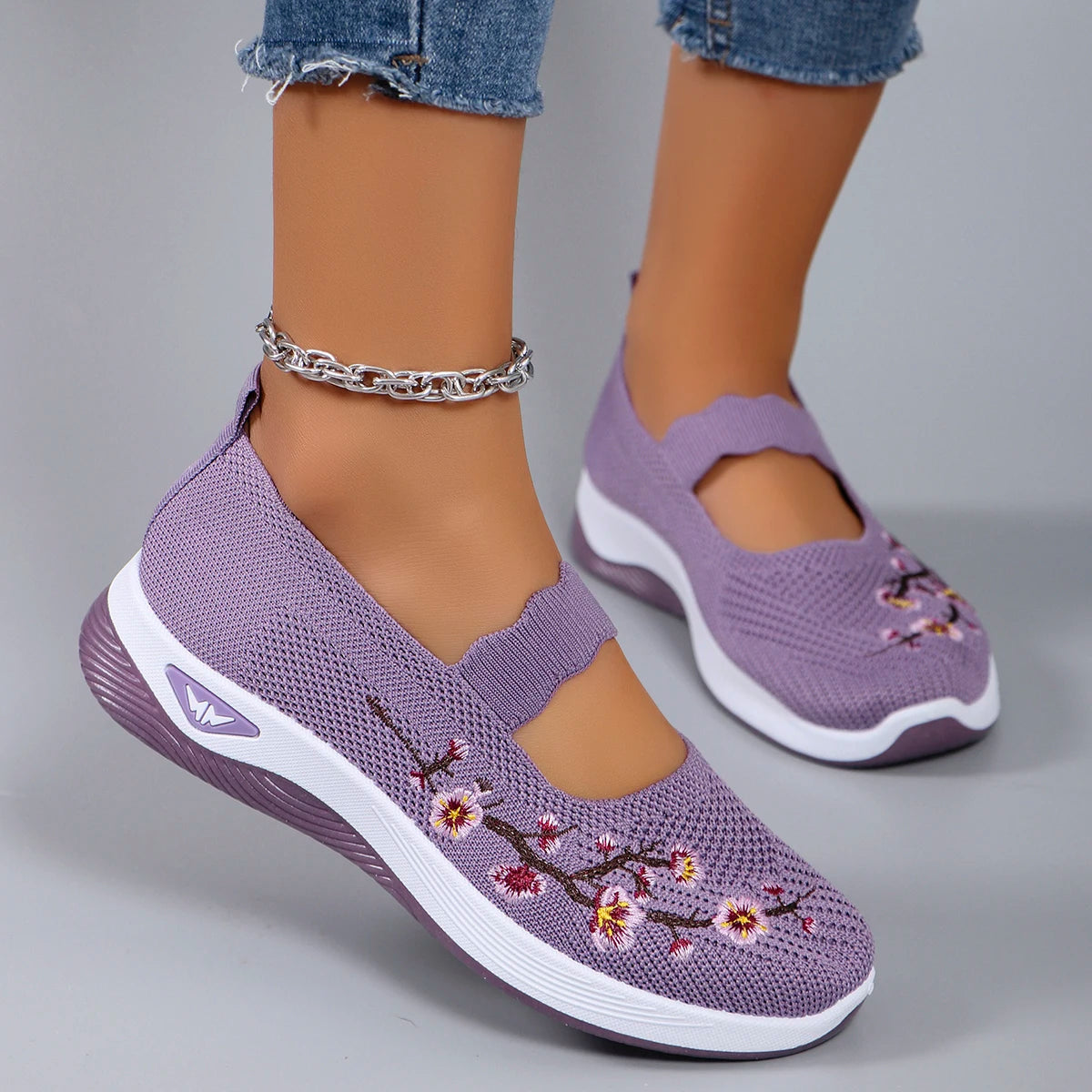 🛒👟🌸  Tênis Feminino Respirável de Verão – Leveza, Conforto e Estilo para Seus Passos! 👟✨