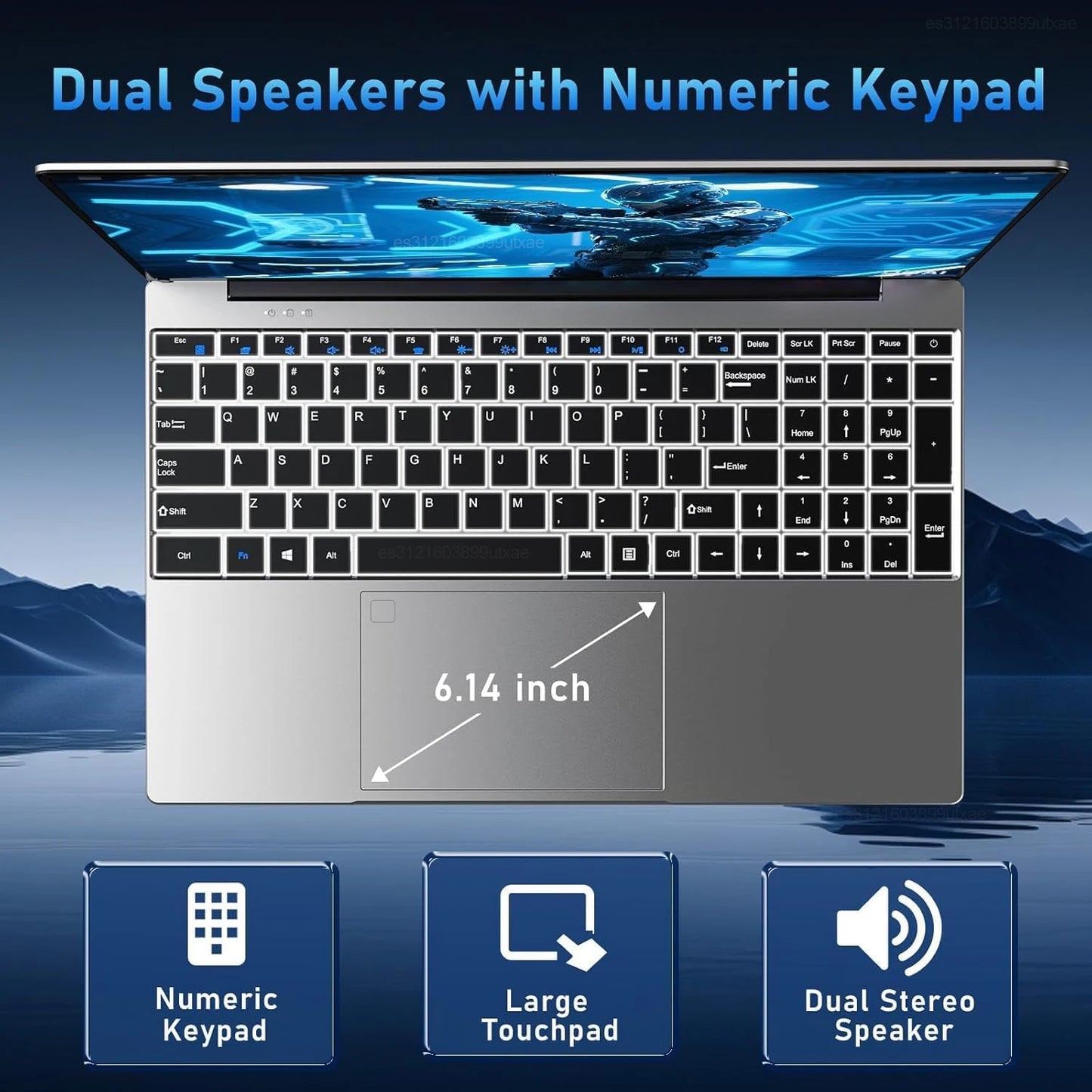 💻 Notebook Alta Performance 15.6" Full HD | Intel Core i9-9900 | 32GB RAM | SSD 2TB | Windows 11 | Ultra Slim