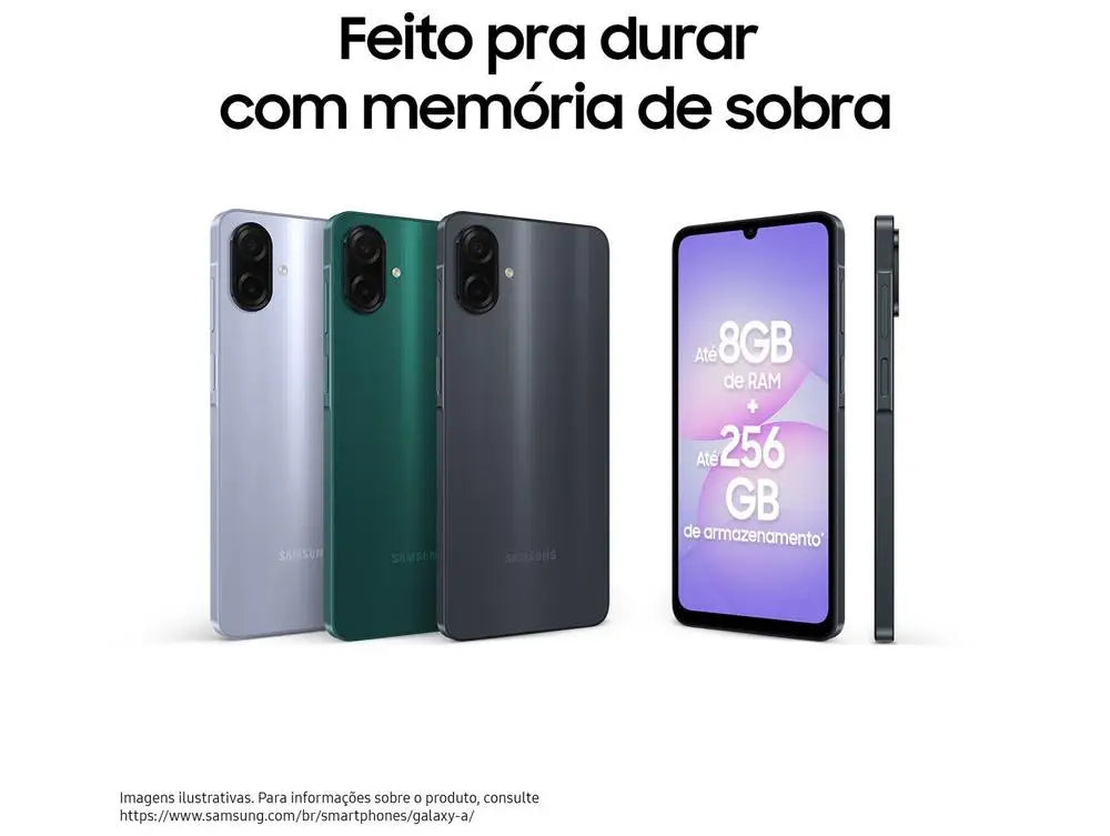 📱💡 Samsung Galaxy A07 128GB 4GB RAM | Tela 6.7" | Câmera Dupla | Selfie 8MP | Smartphone Rápido e Espaçoso