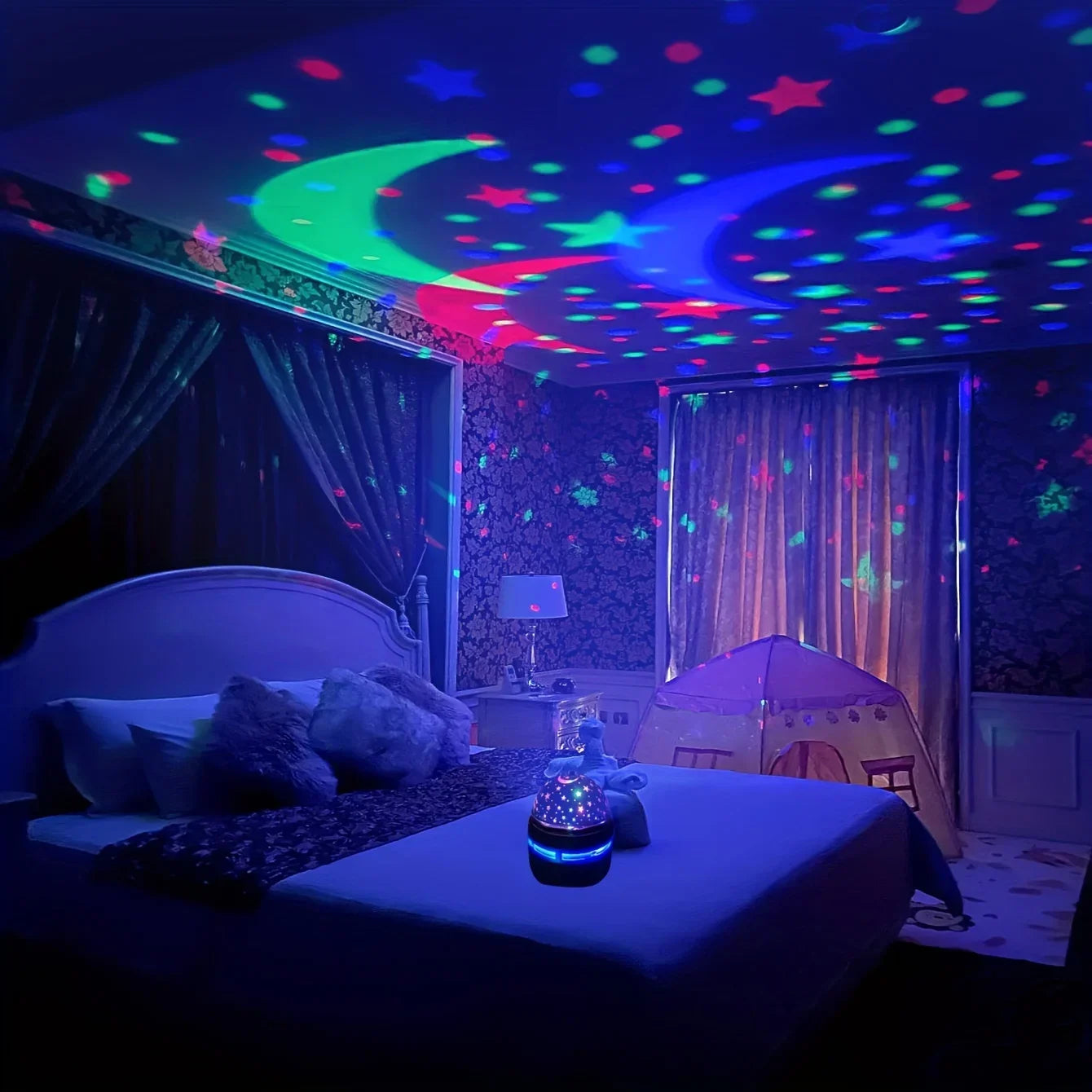 ✨🌙🌌✨ LED Céu Estrelado – Transforme Seu Quarto em um Universo Particular ✨🌙 💫✨