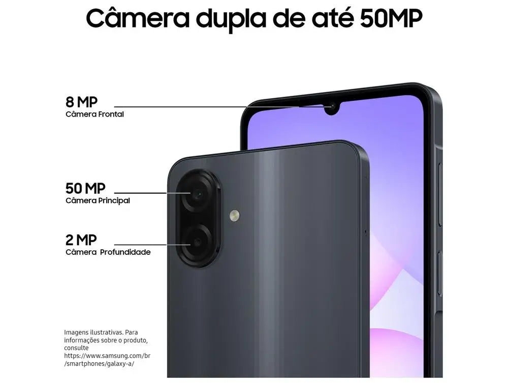 📱💡 Samsung Galaxy A07 128GB 4GB RAM | Tela 6.7" | Câmera Dupla | Selfie 8MP | Smartphone Rápido e Espaçoso