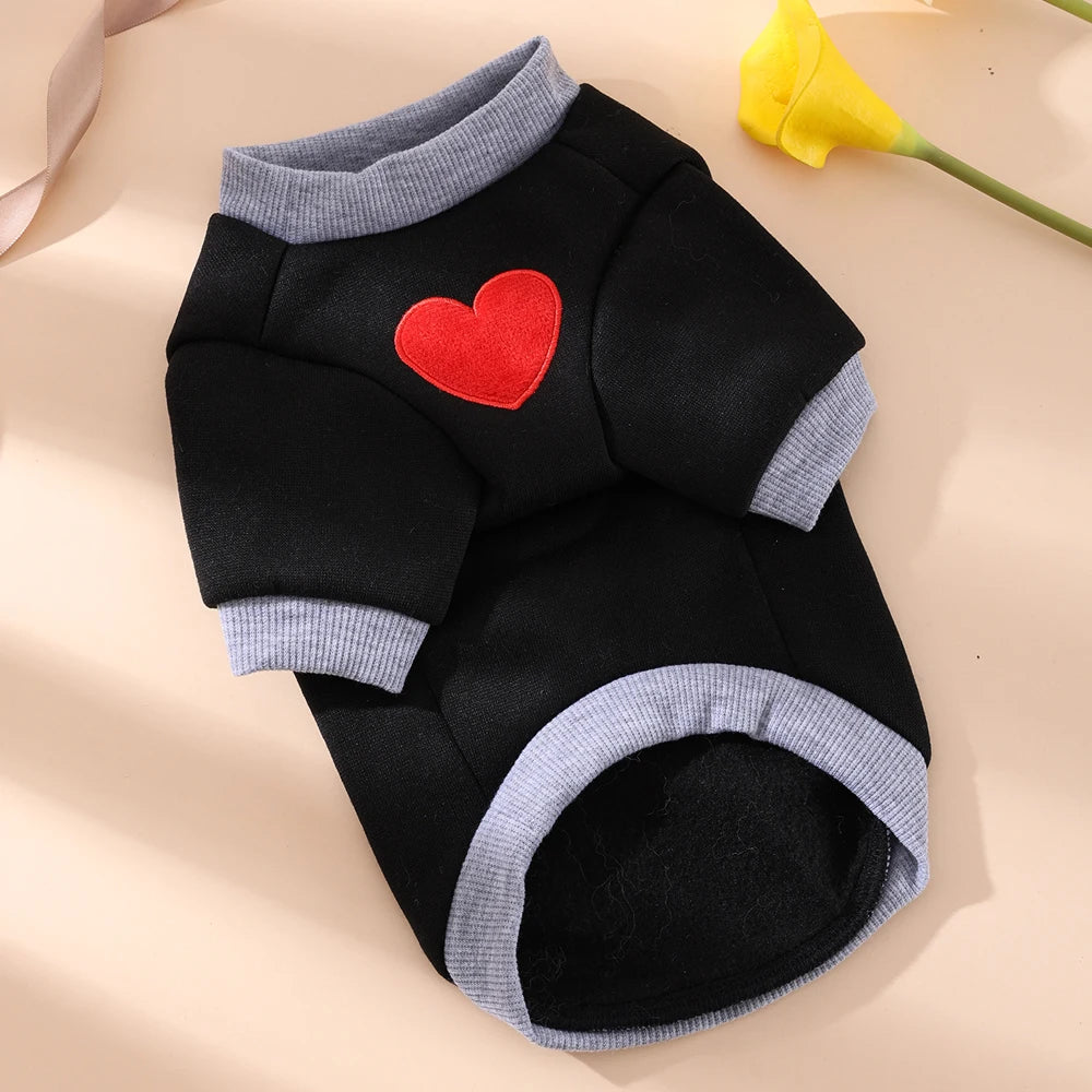 Moletom Pet de Inverno para Gatos e Cachorro Pequeno – Roupa Quentinha com Capuz para Yorkshire, Poodle e Filhotes | Conforto e Estilo