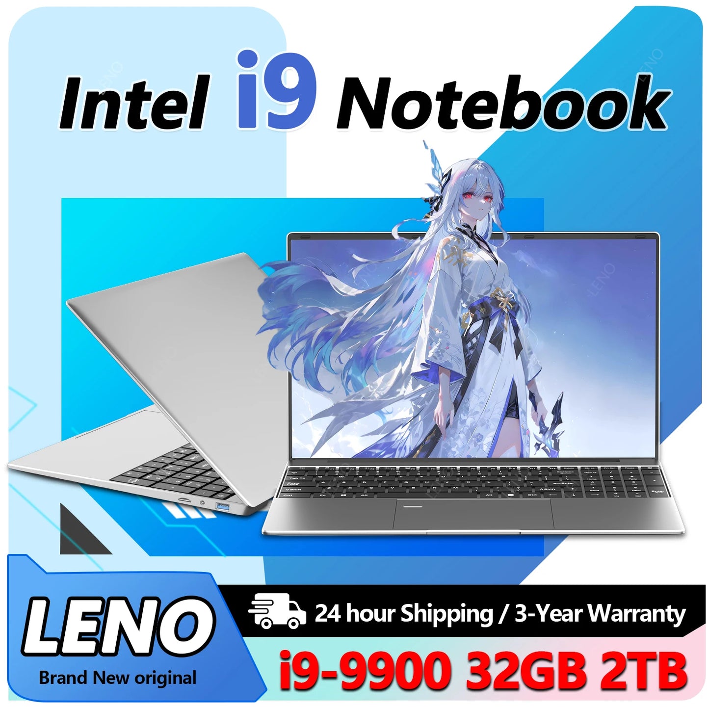 💻 Notebook Alta Performance 15.6" Full HD | Intel Core i9-9900 | 32GB RAM | SSD 2TB | Windows 11 | Ultra Slim