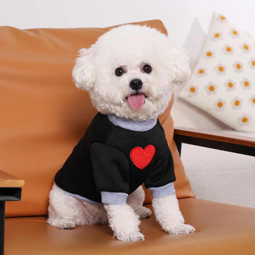 Moletom Pet de Inverno para Gatos e Cachorro Pequeno – Roupa Quentinha com Capuz para Yorkshire, Poodle e Filhotes | Conforto e Estilo